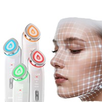 Appareil de beauté facial multifonctionnel avancé avec commande vocale, support de charge personnalisé avec logo pour l'amélioration des soins de la peau