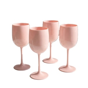 Gobelet à vin en plastique réutilisable de 450 ml avec logo personnalisé, couleur au choix, incassable, résistant aux chocs, sans BPA, en Tritan, flûte à champagne - Product Image 1