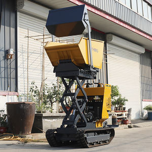 फ्री डिलीवरी गार्डन फार्म मिनी लोडर 1 टन छोटे क्रॉलर डम्पर 500 किलोग्राम 1000 किलोग्राम भार उठाने के कार्य ट्रैक मिनी डम्पर - Product Image 1