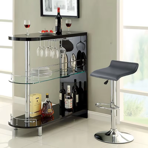 <span class=keywords><strong>Silla</strong></span> de <span class=keywords><strong>Bar</strong></span> Moderna de Lujo Ligero, Ajustable, de Cuero Personalizado, con Respaldo Giratorio, para Hogar, <span class=keywords><strong>Bar</strong></span>, Comedor y Restaurante - Product Image 5