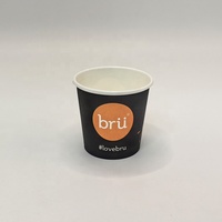 Gobelet en papier jetable à paroi simple personnalisé avec marque personnalisée, 10 oz, 16 oz, revêtement PE PLA, pour café/thé/milkshake chaud/froid