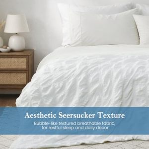 Piumino Rinfrescante in Seersucker a Quadri Leggero per Chi Soffre il Caldo e Soffre le Sudorazioni Notturne - Offerta Speciale - Product Image 2