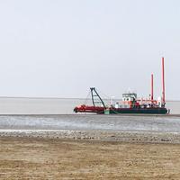 Machine de dragage de bassin, dragueuse, dragage de sable comme dragueuse de sable