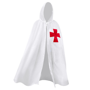 Disfraz Medieval para Hombre, Túnica Cruzada, Estilo Caballero Templario, Traje para Representaciones Escénicas, Opciones Multicolores, Venta al Por Mayor - Product Image 6
