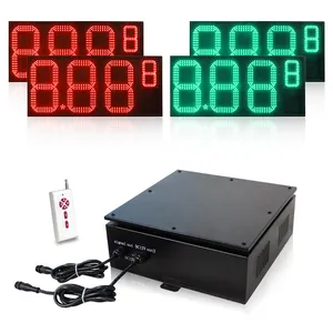 16-Zoll-Led-Gas-Kraftstoff-Preisschild 7-Segment-Larges Led-Display digitale Preisanzeige