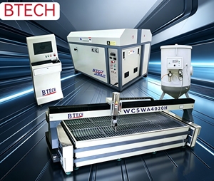 Console de commande CNC pour machine de découpe industrielle à jet d'eau, unité de pompe 380V 37kW, haute sécurité, précision 0,1 mm pour tôles métalliques - Product Image 1