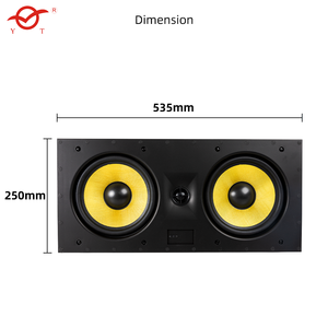Altavoces de techo Sistema de altavoces de techo de 100 vatios Montado Redondo Hogar 100 W Colgante Impedancia pasiva - Product Image 5