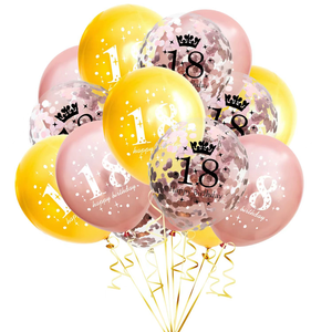 Palloncini Spessi Oro Rosa per <span class=keywords><strong>20</strong></span>° <span class=keywords><strong>Compleanno</strong></span>, 24 Pezzi, Decorazioni per Donne Adulte, Occasioni Speciali, Fidanzata, Figlia, Sorella - Product Image 6