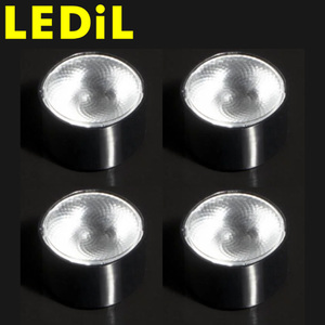 เลนส์ LED รุ่น CA18063_OLGA-WW PMMA ขนาดเส้นผ่านศูนย์กลาง 32 มม. แบบใส มุมกว้าง 60 องศา พร้อมฐานยึดแบบเทปและสกรูสำหรับติดตั้งไฟ LED - Product Image 1