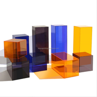 Panneau de table promotionnel créatif et écologique en acrylique noir style fanion A5/A6, imprimé UV, pour affichage intérieur/extérieur DR