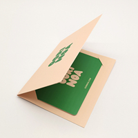 Tarjeta de Regalo de Plástico Personalizada con Impresión de Código de Barras Único y Sobre para la Tarjeta