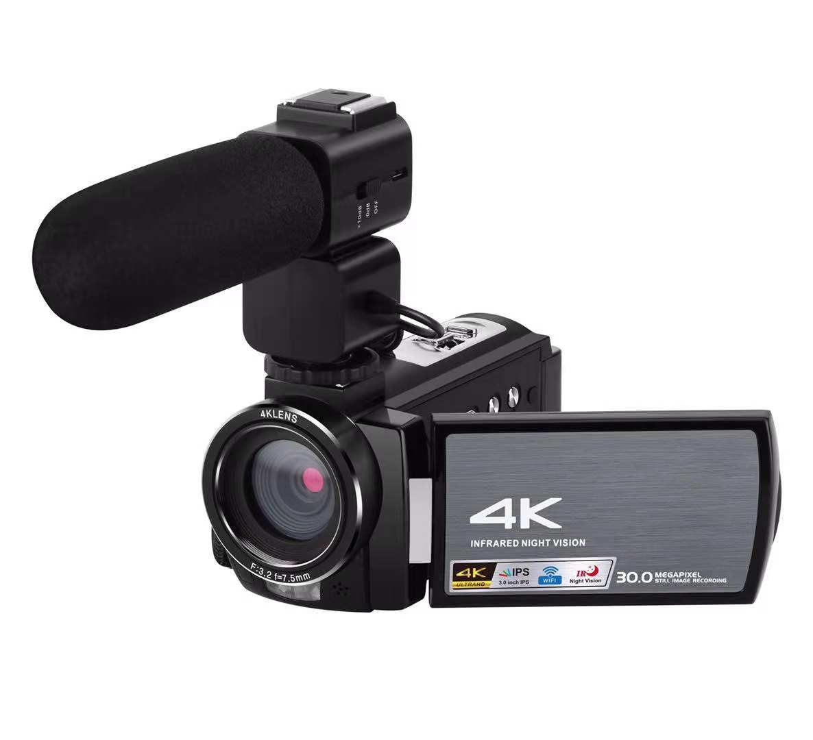 3.0 inch video cameras 4k professional digital with microphone WIFI Camera vlog AE8 HD DV 5 million CMOS E0330