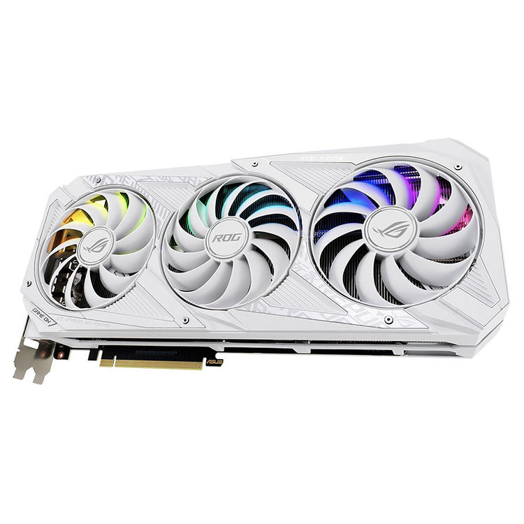 ASUS ROG Strix RTX 3090 24GB White Gaming Graphics Card, PCIe 4.0