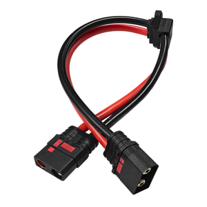Cable Conector de Alta Corriente QS8 Hembra a Macho 110A 7AWG 130mm 200mm Codo Enchufe IEC Arnés de Cableado Personalizado para Modelo RC - Product Image 1