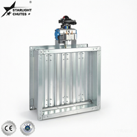 STARLIGHT CHUTES SC Amortisseur pneumatique à rappel par ressort marche/arrêt pour la ventilation d'évacuation des fumées d'urgence, personnalisable