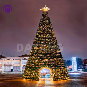 Large Outdoor Christmas <b>Tree</b> Decoration with <b>LED</b> <b>Lights</b> for Mall City Square – Weatherproof Commercial Giant <b>Tree</b>, 15ft to 40ft, - Product Image 5