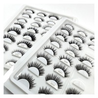 Productos de belleza de etiqueta privada Pestañas postizas Pestañas naturales Pestañas de tira completa