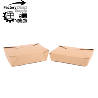 Boîtes à fentes jetables personnalisées imprimées pour la restauration rapide - Boîtes d'emballage en papier pour sushis, burgers, frites et snacks - Vente en gros