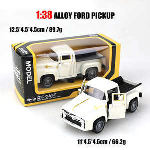 Camioneta <span class=keywords><strong>de</strong></span> <span class=keywords><strong>Juguete</strong></span> Retro <span class=keywords><strong>de</strong></span> Metal Fundido a Presión, Modelo <span class=keywords><strong>de</strong></span> Coche Clásico <span class=keywords><strong>Antiguo</strong></span> para Niños y Coleccionistas - Product Image 6