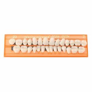 Dentiera dentale falsi denti in resina sintetica superiore inferiore in acrilico completo - Product Image 2