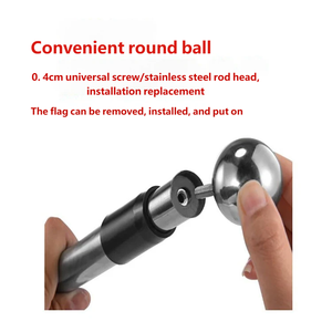 Bandeira Pólo Atacado Handheld 2 m 2.5m 3m 5m <span class=keywords><strong>4</strong></span> Metros de Aço Inoxidável Lanternas telescópicas - Product Image 4