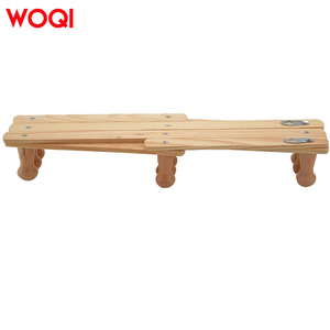 Woqi Retro Bằng Gỗ Accordion Gấp Áo Giá Móc Áo Móc Áo Móc Đơn Tầng Treo Tường Hat Khăn Giá Cho Phòng Tắm Hoặc Phòng Khách - Product Image 4