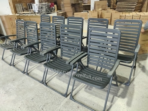 6-way réglable en gros de meubles de maison en plein air <span class=keywords><strong>jardin</strong></span> patio <span class=keywords><strong>chaise</strong></span> longue pliante en plastique <span class=keywords><strong>Relax</strong></span> - Product Image 3
