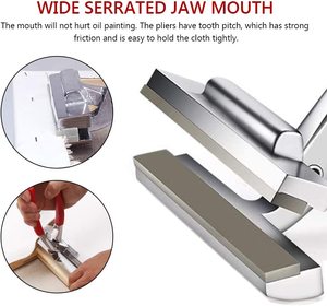 Alicates de estiramiento de lona de buena calidad, herramientas de Camilla de pintura, alicates de lona de Metal para barras de Camilla de lona - Product Image 4