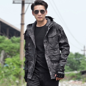 M65 Người Đàn Ông Của Bền Chống Xước Giữa Chiều Dài Chiến Thuật Áo Khoác Ngụy Trang Áo Gió Cho Ngoài Trời <span class=keywords><strong>S</strong></span>ăn Bắn Chiến Trận <span class=keywords><strong>S</strong></span> Loạt - Product Image 5