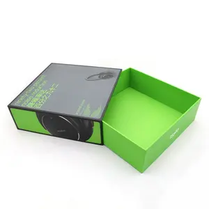 Vente en gros Boîte cadeau en carton rigide de haute qualité avec logo et design personnalisé Boîte pour écouteurs à tiroir coulissant