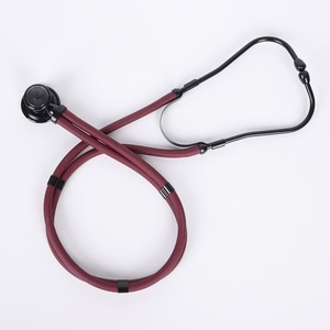 Stéthoscope multifonctionnel tout noir, stéthoscope double tube noir, stéthoscope double face plaqué noir - Product Image 4