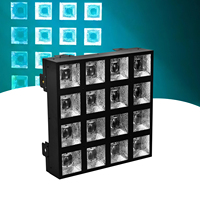 Matrice de lumière LED RGB 16*20W 4*4 4-en-1 IP20 avec plaque auxiliaire DMX et contrôle vocal pour DJ, discothèque, bar, spectacle en direct, hôtel, éclairage de scène JZ1620L