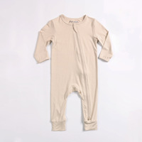 Combinaison décontractée en bambou pour bébés et tout-petits, sans pieds, faible MOQ, personnalisable en usine, pour filles et garçons