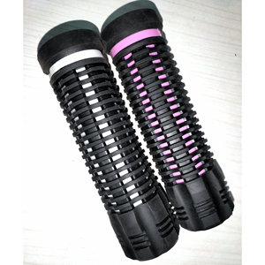 Poignées de guidon de vélo 22,2 mm en caoutchouc souple bicolore antidérapantes pour vélos de route - Product Image 1