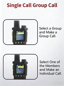 Radio bidirectionnelle Poc Radio Global 4G Walkie Talkie longue portée 5000 km pour le camping, radio amateur, compatible <span class=keywords><strong>Zello</strong></span> DMR <span class=keywords><strong>Baofeng</strong></span> UV5R Quansheng TK11 - Product Image 4