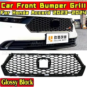 Kit carrosserie pour Accord, calandre avant de voiture, noir brillant, style TYPER, calandre de pare-chocs pour Honda Accord 2023-2024, accessoires de voiture - Product Image 2