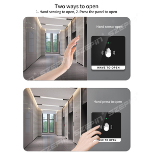 Cablagem-Livre Mão-SensingAccess Control Switch Nenhuma fiação necessária, material de vidro galvanizado - Product Image 2