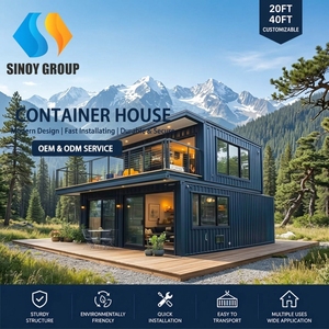 Maison conteneur de luxe sur mesure OEM, villa modulaire préfabriquée avec intérieur haut de gamme pour hôtel de villégiature - Product Image 1
