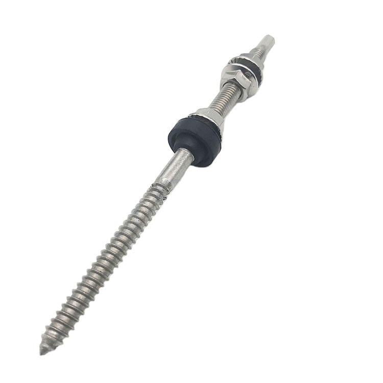 Новый дизайн, монтажная вешалка на солнечных батареях, металлическая вешалка на крышу, болт из нержавеющей стали