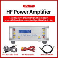 Recent RS-928 150W HF Power Amplifier 0.5-30MHz Half Duplex Shortwave Walkie Talkie for FM AM CW SSB SDR FT8 Transceiver