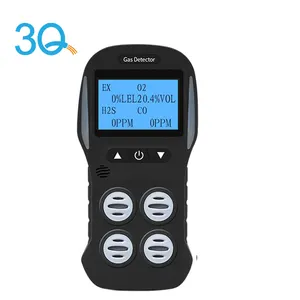 3Q 4 Trong 1 Gas Detector O2 H2S CO EX Đa Phân Tích Khí Độc Hại Gas Monitor Tool