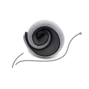 Almohada de Viaje en Forma de U Personalizable, Relleno de Espuma Viscoelástica de Rebote Lento, Transpirable y Suave, Soporte para el Cuello - Product Image 2