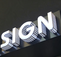 Lettre Offre Spéciale éclairée à l'avant et au bord en gros et au détail lettre de lettrage extérieure de couleur de taille personnalisée led