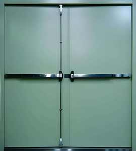 Porta Tagliafuoco in Acciaio 30-60 Minuti, Ignifuga, Isolamento Termico, Uscita di Emergenza con Barra Antipanico - Product Image 2