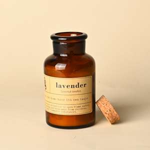 Pot d'apothicaire <span class=keywords><strong>de</strong></span> soulagement du Stress <span class=keywords><strong>de</strong></span> soja <span class=keywords><strong>de</strong></span> marque blanche vintage bouteille <span class=keywords><strong>de</strong></span> Potion <span class=keywords><strong>de</strong></span> lavande tasses en verre bougies parfumées sans fumée <span class=keywords><strong>de</strong></span> cire <span class=keywords><strong>de</strong></span> soja - Product Image 2