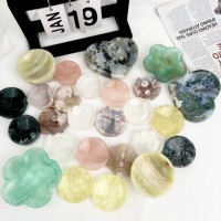 Vente en gros de pierres polies en forme de bol, en agate et quartz rose, cristal naturel mélangé, pour la méditation, la décoration de la maison, cadeau