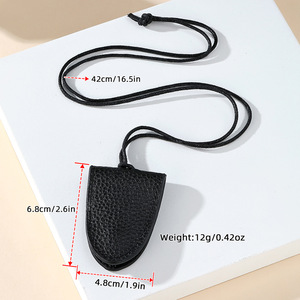 Cadena para Gafas de Cuero Estilo Europeo, Correa para el Cuello, Cordón Antipérdida para Estuche de Gafas - Product Image 3