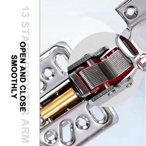 Trung Quốc cửa tủ thép không gỉ bản lề mềm đóng 3D thủy lực Inset đồ nội thất tủ bếp bản lề - Product Image 5