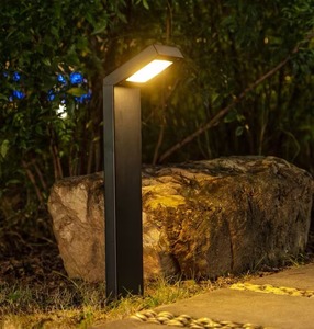 Lampada da <span class=keywords><strong>Giardino</strong></span> LED Moderna Impermeabile in Alluminio, 10W 60cm, Illuminazione per Esterni - Product Image 1