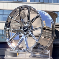 Rines Forjados Triples Cromados Estilo VS-5RS de 17-22 Pulgadas para Vehículos, 5x114.3 5x120 5x127, Ruedas Personalizadas para Autos de Pasajeros